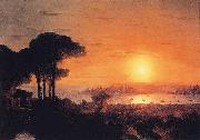 Ivan Aivazovsky, Sunset over the Golden Horn